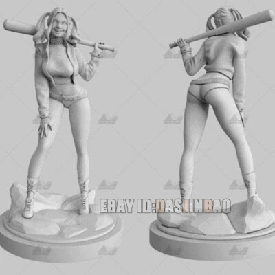 Harley Quinn Joker 3D Print Model Kit Unpainted 1/6 30cm Figure Unassembled GK - Image 1 of 3