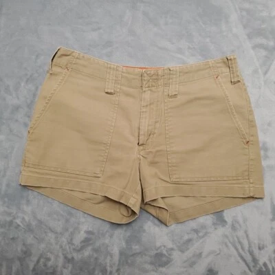 Pantalones Cortos De Colección Abercrombie Fitch Para Mujer 4 Lona Chino Utilitario Militar Y2K Años 90 Foto 1 de 4