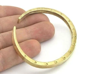 Verstellbares Armband rohes Messing (61 mm Innenmaß - verstellbar) OZ3177 - Bild 1 von 2