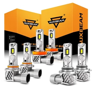 6x AUXBEAM 9005 H11 9006 LED Headlight Fog Light For Lexus IS250 IS350 2006-2010 - Picture 1 of 12