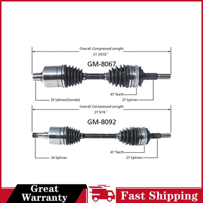 Соединение передней оси CV TrakMotive для Oldsmobile Delta 88 1988 1989 1990 1991 - Изображение 1 из 4
