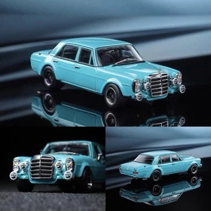 Liberty 1:64 Mercedes-Benz 300SEL Blue Pig Diecast Alloy Toys Car Model Gifts - Picture 1 of 5