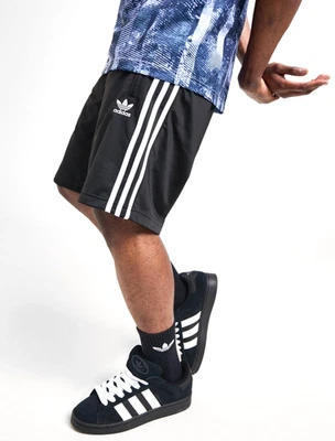 NEW MEN'S ADIDAS ORIGINALS FIREBIRD TREFOIL SHORTS ~SIZE LARGE   #IU2368 - Image 1 of 4