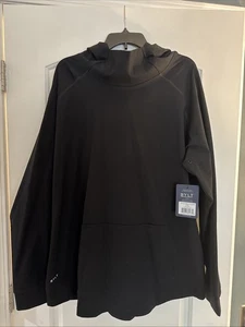 BYLT Premium Basics Hoodie Mens 2XL Elite Drop Cut Pullover Black Outdoor XXL - Picture 1 of 4