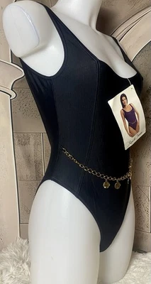 💎 VINTAGE BADEANZUG GANZ Gr.2 S SEA DAMEN BEACHWEAR ITALY - Bild 1 von 4