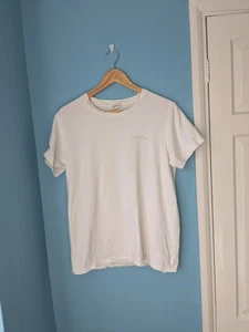 Calvin Klein Men's White Pyjama Top Small Short Sleeved - Picture 1 of 3