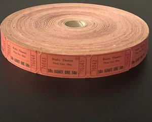 VINTAGE MOVIE THEATER TICKETS - RIALTO THEATRE - NEW OLD STOCK - RARE!!! - Picture 1 of 4