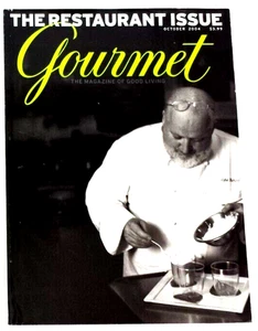 NEW NEVER USED ~ GOURMET THE RESTAURANT ISSUE SPECIAL PUBLICATION ~ OCTOBER 2004 - Imagen 1 de 3