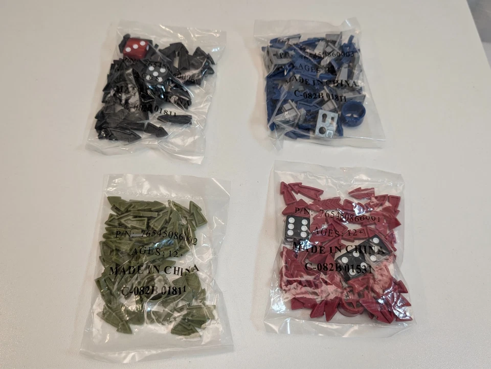 Risk 2008 Revised Sealed Replacement Game Piece Bags, Arrows, Multiple Available - Image 1 of 1