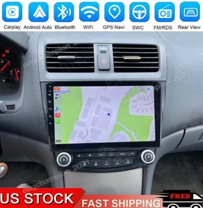For Honda Accord 7 2003-2007 Android 13 Stereo Radio Car GPS 10.1" Touch Screen - Picture 1 of 12