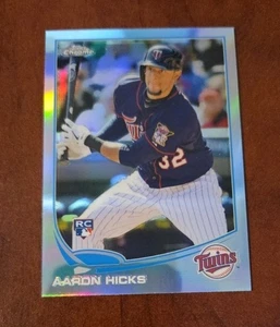 2013 Topps Chrome #179 Aaron Hicks Refractors Minnesota Twins Rookie - Bild 1 von 1