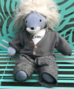 Albert Einstein Teddy Bear 20" North American Bear Co Plush Vintage '87 Albeart - Picture 1 of 10