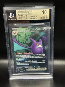 2025 Pokemon DRI EN Rocket’s Crobat Ex Ultra Rare #217 BGS PRISTINE 10 - Bild 1 von 2