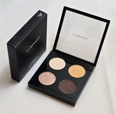 MAC Eyeshadow Quad Devilishly Dark, Goldmine, Honey Lust, Manila Paper FAST SHIP - Image 1 of 4