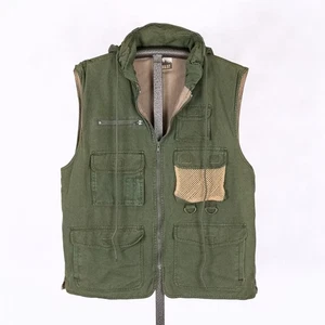 The Nature Company Naturalist Olive Green Fishing Field Safari Photography Vest - Picture 1 of 6