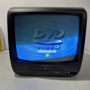 Magnavox 13” CD130MW9 CRT  TV DVD Combo Vintage Retro Gaming For Parts - Picture 1 of 8