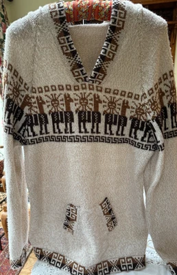 Vintage Softest Alpaca Jumper with Hood - Image 1 of 4