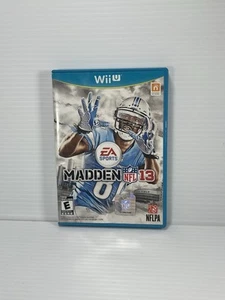 Madden NFL 13 Football (Nintendo Wii U, 2012) CIB Complete - Picture 1 of 6