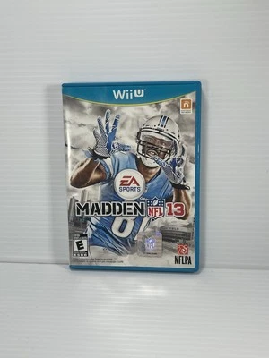 Madden NFL 13 Football (Nintendo Wii U, 2012) CIB Complete Adult Owned Works  - Image 1 of 4