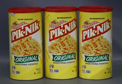 Pik-Nik Foods Original Shoestring Potatoes, 9 oz, (Pack of 3) exp 04/14/2027 - Image 1 of 4
