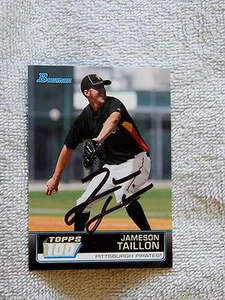 Pittsburgh Pirates Jameson Taillon Signed 2011 Bowman Topps 100 Card Auto - Picture 1 of 1