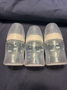 Lot of 3 Nuk Anti-Colic Baby Bottles - Picture 1 of 2