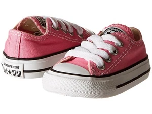 NEW INFANT TODDLER CONVERSE PINK OX FREE SHIPPING MEDIUM WIDTH  - Picture 1 of 7