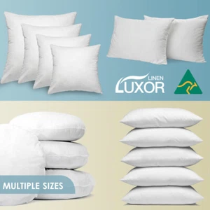 Buy 1,2, 4 Aus Made Cushion Inserts Premium Polyester Fibre Filling Round Pillow - Picture 1 of 18