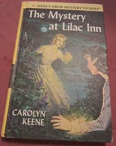 Nancy Drew 4 The Mystery at Lilac Inn Oval end pages vintage 1986 hard cover - Picture 1 of 4