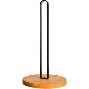 Wooden Paper Towel Holder Countertop, Kitchen-Towel-Holder FreeStanding - Picture 1 of 6