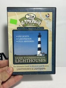 United States Lighthouse Guide PC CD Armchair Tour Historic America Series - VG