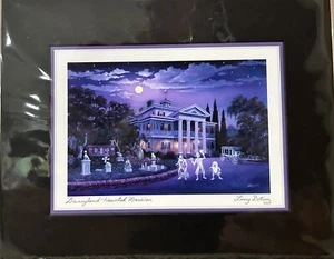 NEU Disneyland Haunted Mansion Larry Dotson 8" x 10" Druck Anhalter Geister - Bild 1 von 1