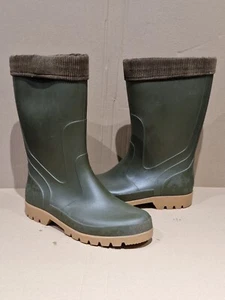 Stivali / stivali Wellington Rontani da uomo - verde taglia UK 10 qualità assegnazione - Foto 1 di 12