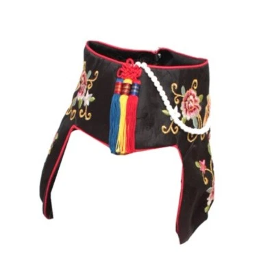 Hanbok Accessory Jobawee Korean Traditional Costume Clothing Hood Hat For Girls - Image 1 of 4