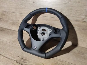 BMW E90 E92 M3 DCT M Perfomance Steering Wheel Flat Bottom Nappa Custom PADDLE - Picture 1 of 4