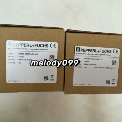 1pcs New Pepperl+Fuchs UC6000-30GM-IUR2-V15 Ultrasonic sensor - Image 1 of 4