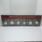Costco Christmas Photo Frame Ornaments For Your Holiday Tree - Set of 6 - New 