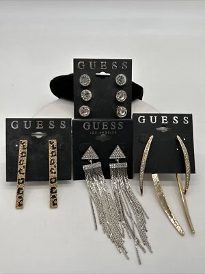 Pendientes Guess Hermosa Variedad Nuevos (Lote de 4) Foto 1 de 4