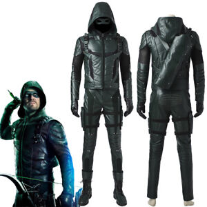 Halloween Carnival Outfit Green Arrow SE5 Cosplay Costume Oliver Queen Clothes