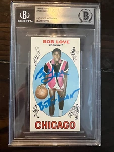 1969 Topps #78 Bob Love Signed Rookie Card Autograph RC BAS Inscribed Slabbed - Picture 1 of 2