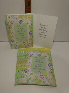 Brand New! 8 pack of Heartline Hallmark Easter Card w/ Envelopes Huge Savings - Picture 1 of 5