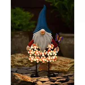 Gonk Stake With Solar LEDs Light Garden Ornament Light No Wiring Required - Blue - Imagen 1 de 7