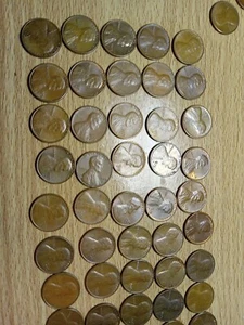 1975 D zirkulierte Rolle Lincoln Memorial Pennies - Bild 1 von 3