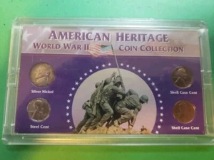 Bel set monete seconda guerra mondiale con centesimi in acciaio e nichel argento tutto FDC centesimi rossi - Foto 1 di 3