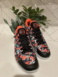 NWOT Under Armour Curry 1 Low Flotro Curry Camp Men's 9 Black Camo DS Authentic - Picture 1 of 7