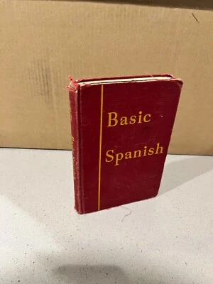 Basic Spanish by Joseph W. Barlow 1939 vintage Hardcover F.S. Crofts - Image 1 of 4