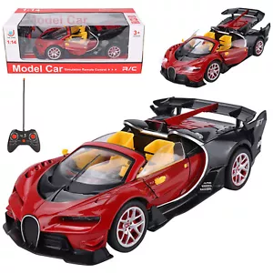 1:14 Scale RC Remote Control High Speed Convertible Racing Car Kids Toy Vehicle - Picture 1 of 20