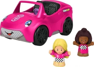 Fisher-Price Little People Barbie Toddler Toy Car Convertible with Music Sounds  - Picture 1 of 1