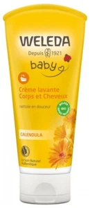 Weleda Calendula Baby Shampoo und Duschgel, 100% zertifiziert natürlich, 200ml NEU - Bild 1 von 3