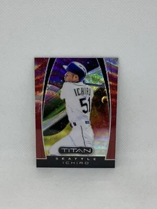 Ichiro 2019 Chronicles Titan Baseball Prizm Red Wave 197/199 Seattle SP - Picture 1 of 2